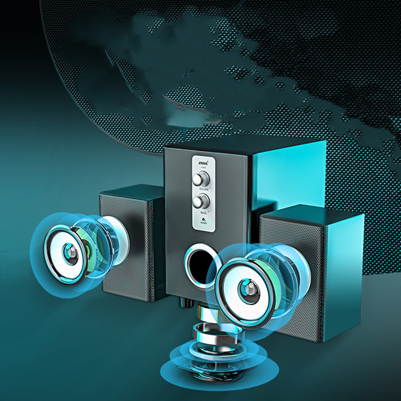 3 in 1 Home Speaker 3.5mm Wired Computer Speakers HD Sound USB Powered Sound Box - Image 2