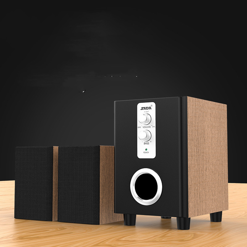 3 in 1 Home Speaker 3.5mm Wired Computer Speakers HD Sound USB Powered Sound Box - Image 3