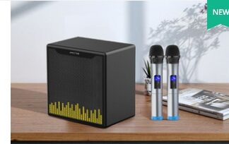 Amoi Family Ktv Audio Set Full Set Of Karaoke Machine Equipment Tv Singing Living Room Small Karaoke Machine Integrated Wireless Microphone Microphone Singing Machine Home K Song Speaker