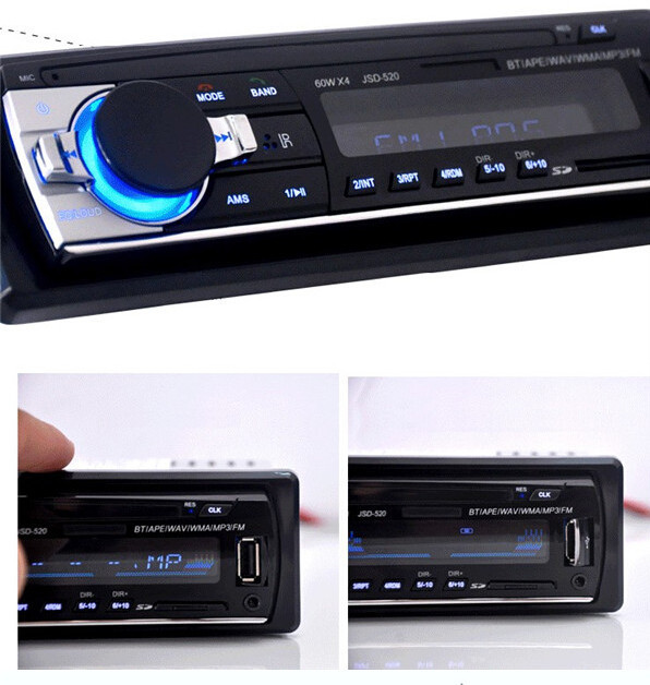 Bluetooth Car Stereo FM Radio MP3 Player USB SD In-Dash Aux - Image 3